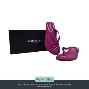 Kenneth Cole New York Mello Magenta Flip Flop Sandals | Size 6 | New in Box